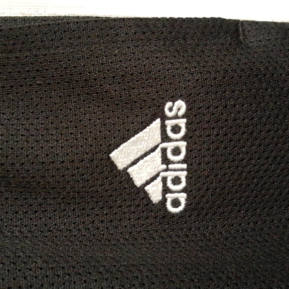 Adidas Ladies Black & White 2 Pocket Drawstring Exercise Capris, Size Small - Picture 2 of 13